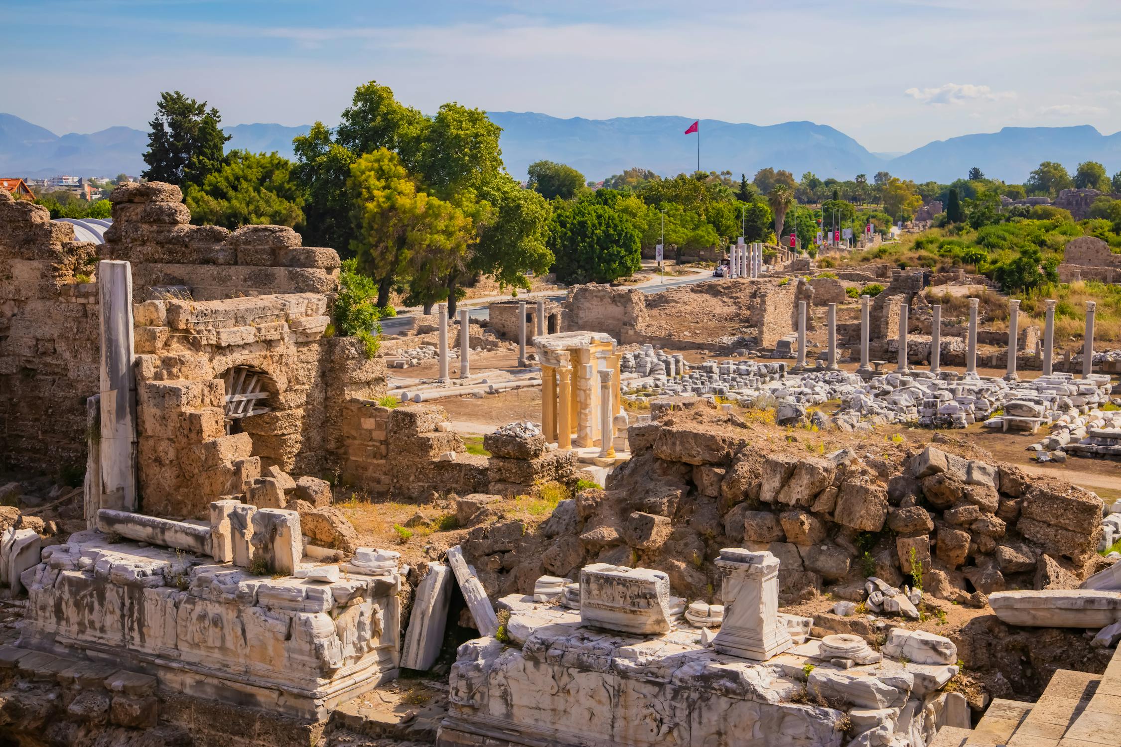 Side Ancient City: Ruins by the Sea